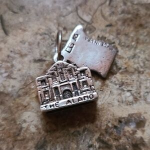 Sterling Silver 925 Souvenir Charm The Alamo Texas